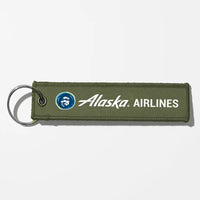 Thumbnail for Alaska Airlines Crew & Staff Tag Key Chains - Green Army