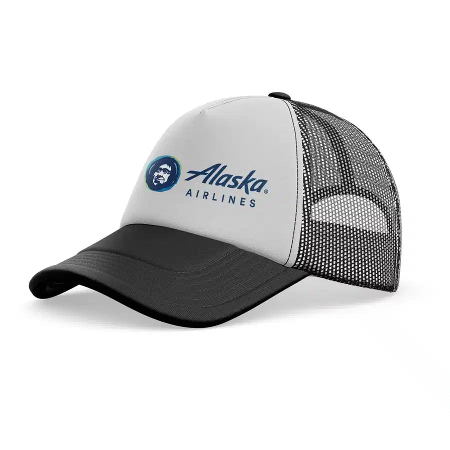 Alaska Airlines trucker cap - black