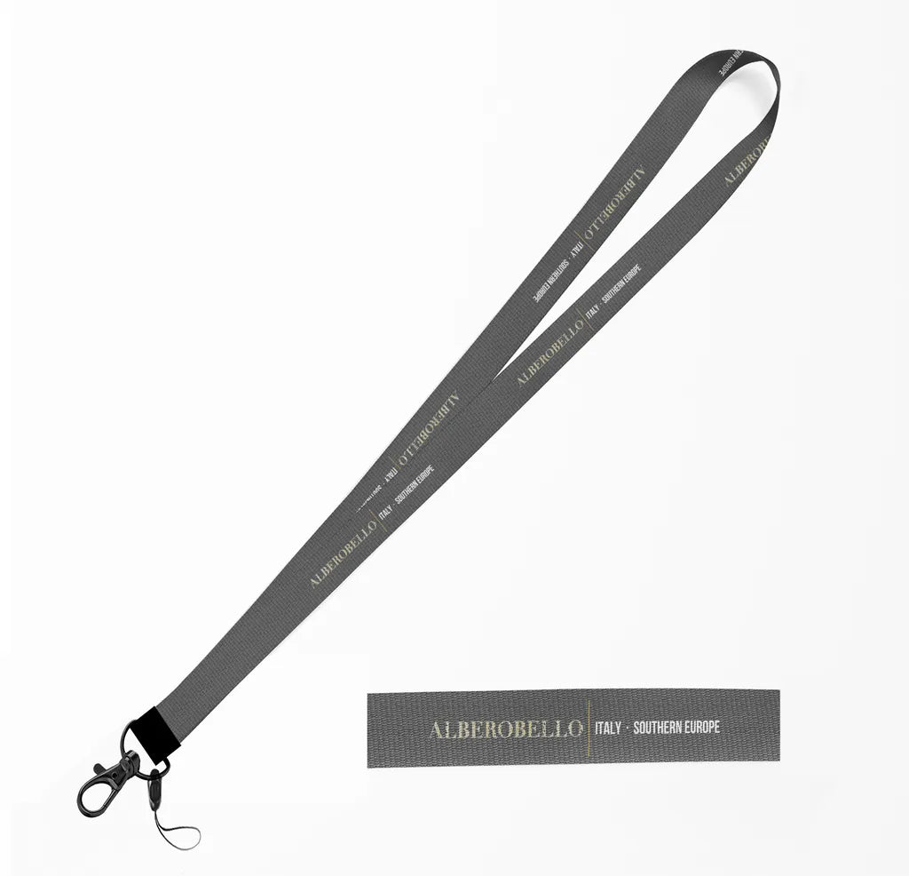 Alberobello City Series lanyard - gray