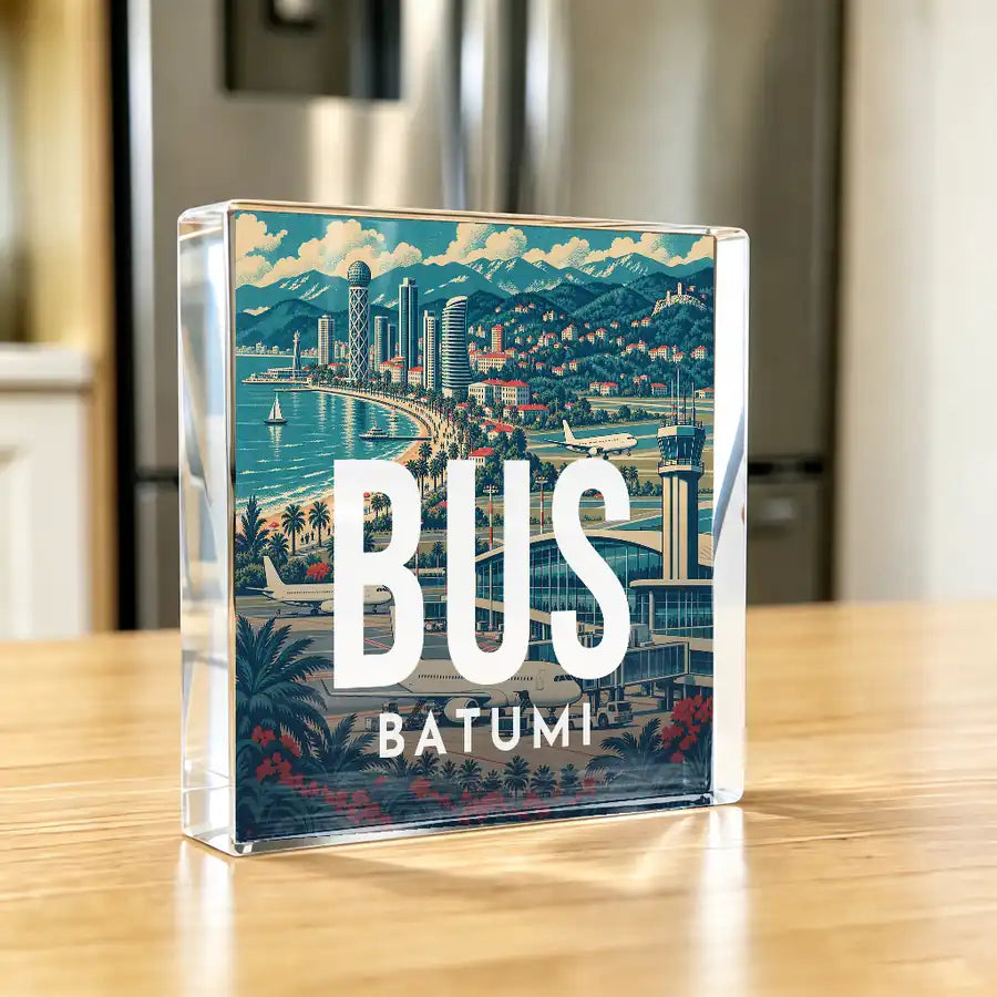 Alexander Kartveli Batumi International Airport (BUS) - Crystal Ornament - Airport Code