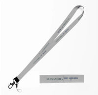 Thumbnail for Alexandria City Series lanyard - light gray