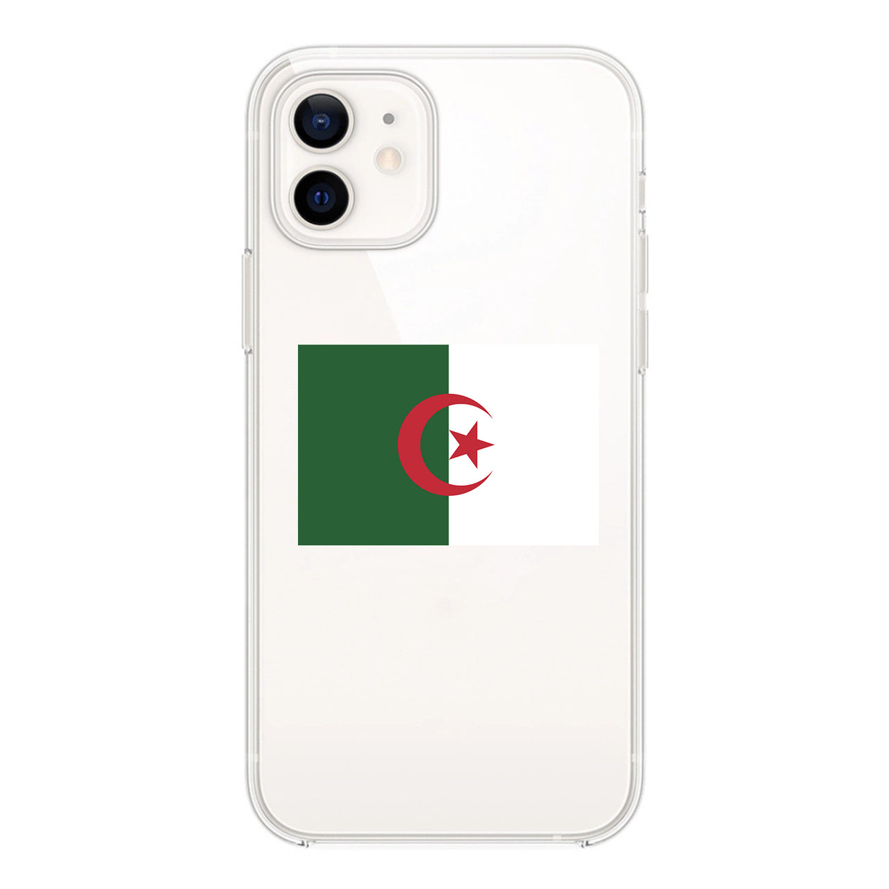 Algeria Designed Transparent Silicone iPhone Cases