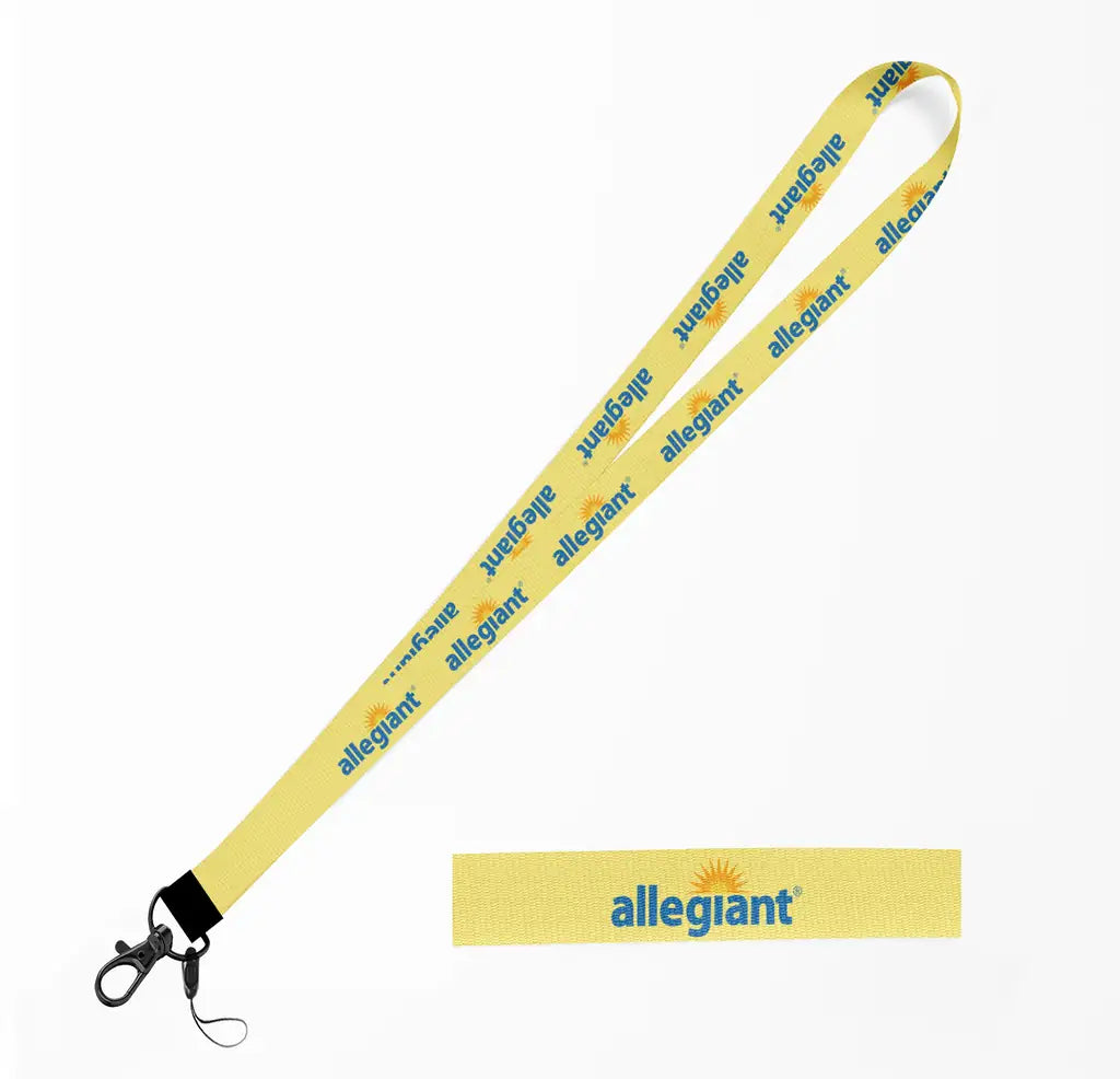 Allegiant Air Airlines lanyard - yellow