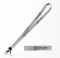 Thumbnail for Almería Airport (LEI) lanyard - light gray