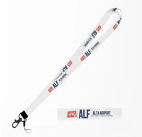 Thumbnail for Alta Airport (ALF) lanyard - white