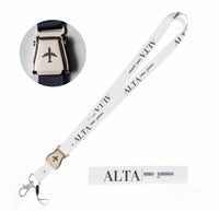 Thumbnail for Alta City Series seat belt lanyard - white