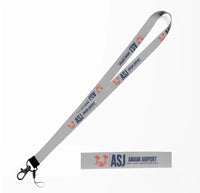 Thumbnail for Amami Airport (ASJ) lanyard - light gray