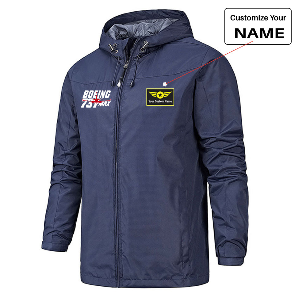 Amazing 737 Max Designed Rain Jackets & Windbreakers
