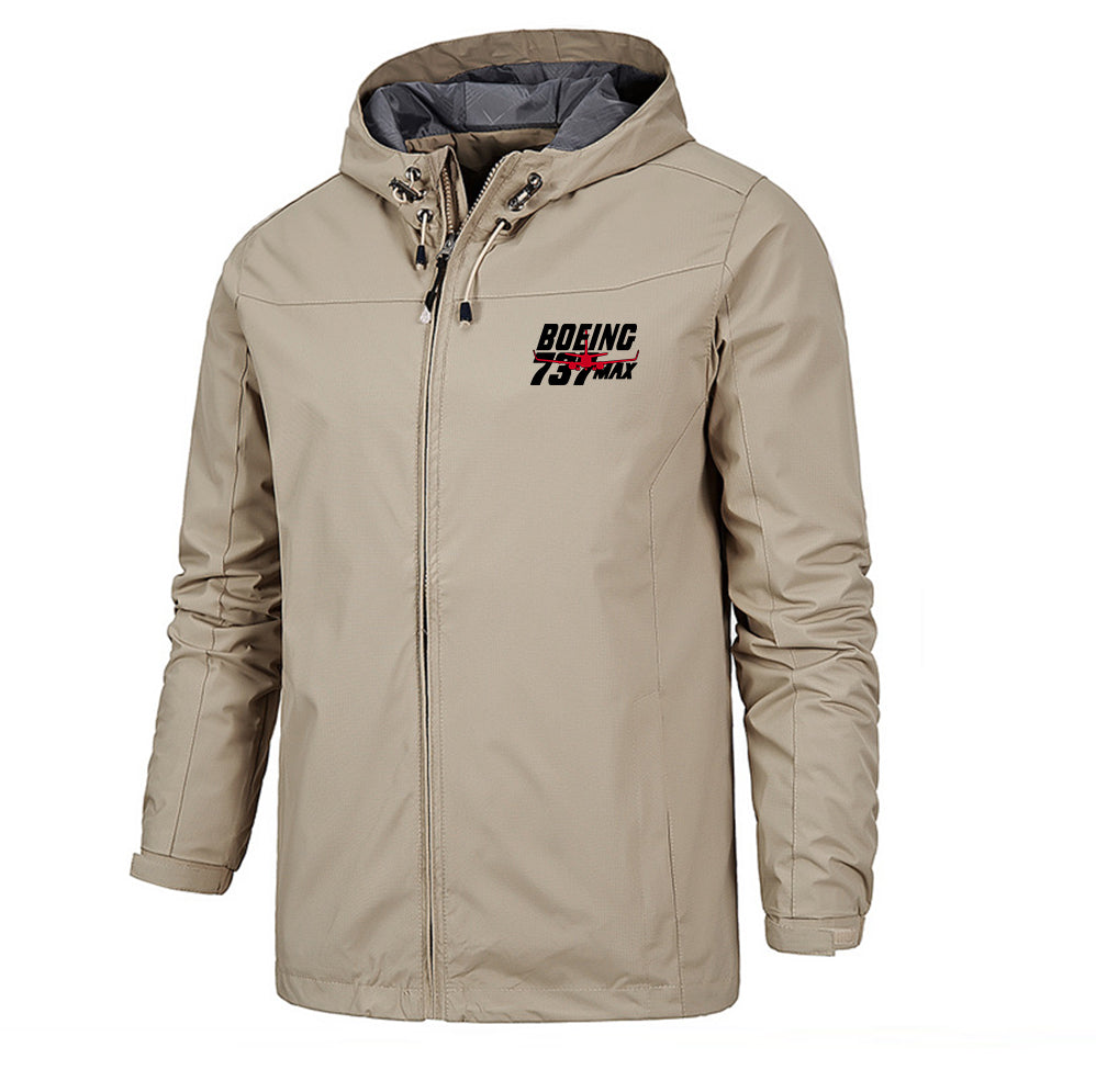 Amazing 737 Max Designed Rain Jackets & Windbreakers