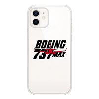 Thumbnail for Amazing 737 Max Designed Transparent Silicone iPhone Cases