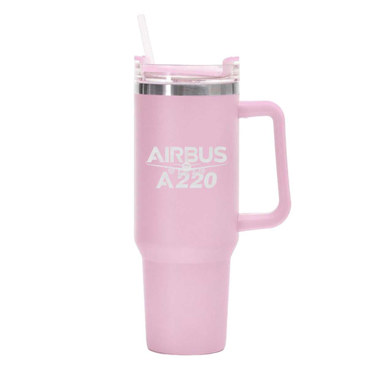 Amazing Airbus A220 Designed 40oz Stainless Steel Car Mug With Holder