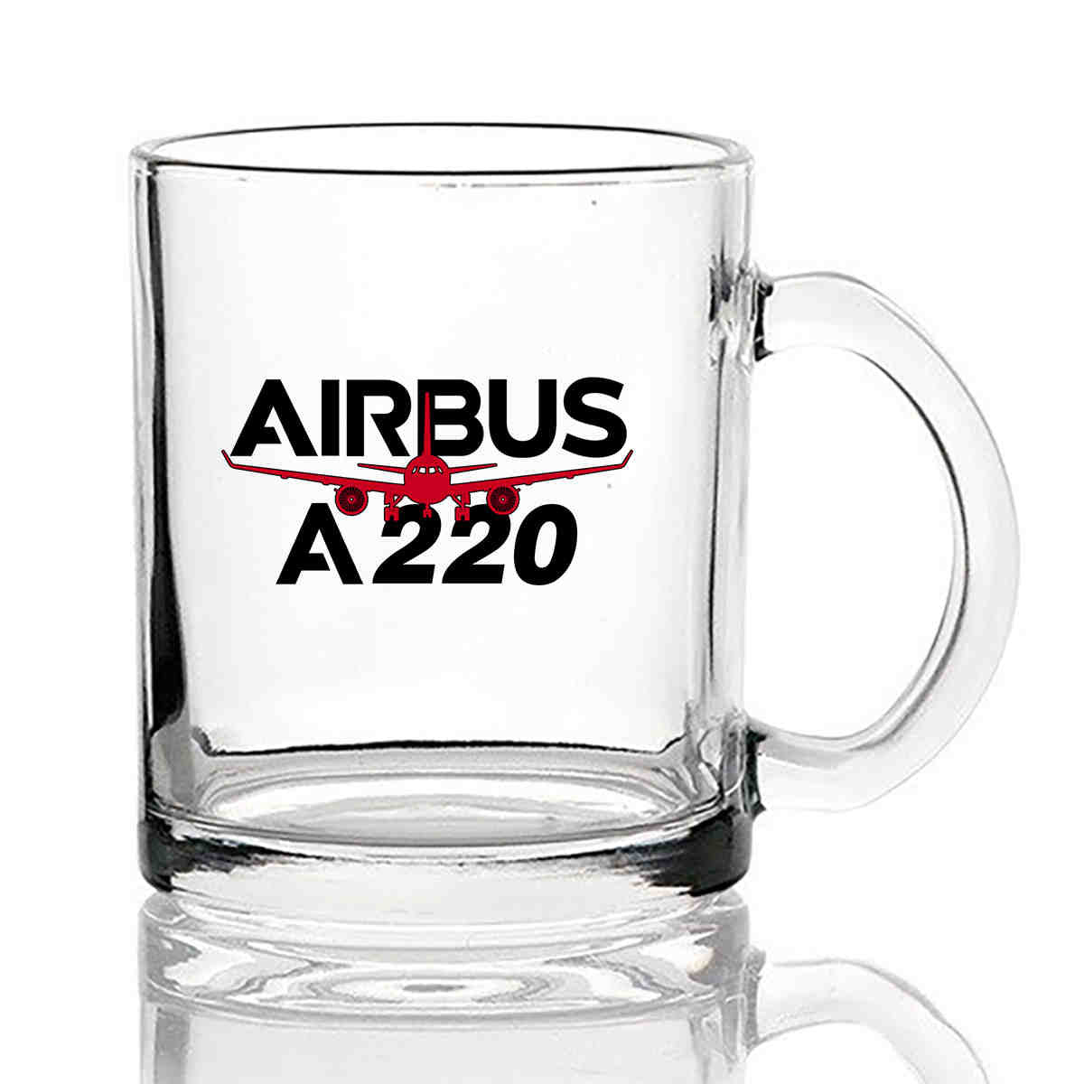 Amazing Airbus A220 Designed Coffee & Tea Glasses