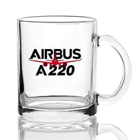 Thumbnail for Amazing Airbus A220 Designed Coffee & Tea Glasses