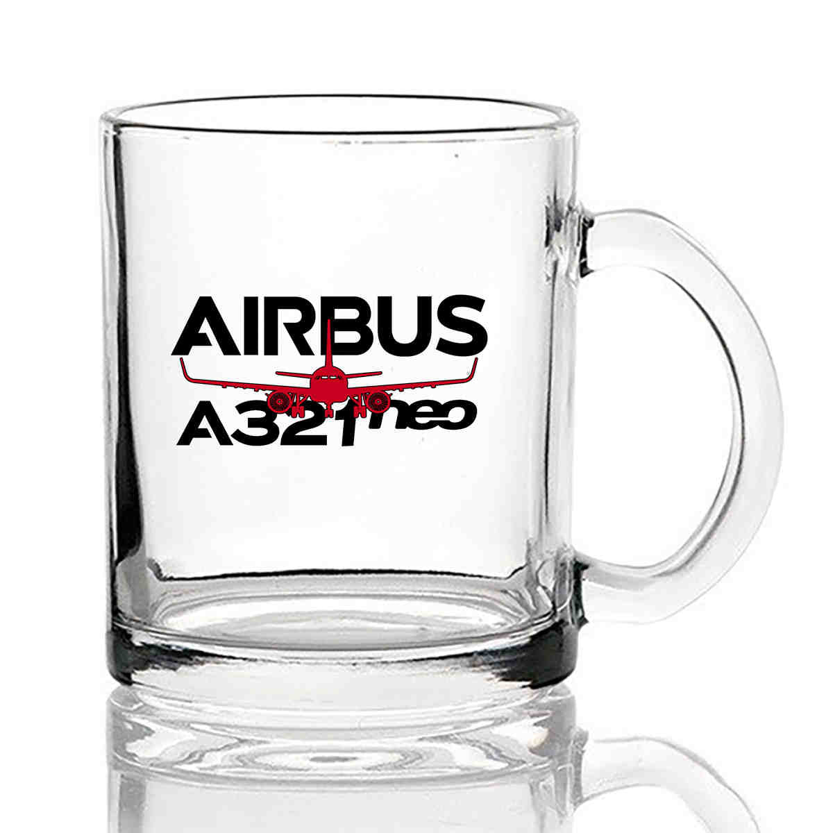 Amazing Airbus A321neo Designed Coffee & Tea Glasses