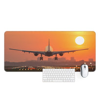 Thumbnail for Amazing Airbus A330 Landing at Sunset Designed Desk Mats