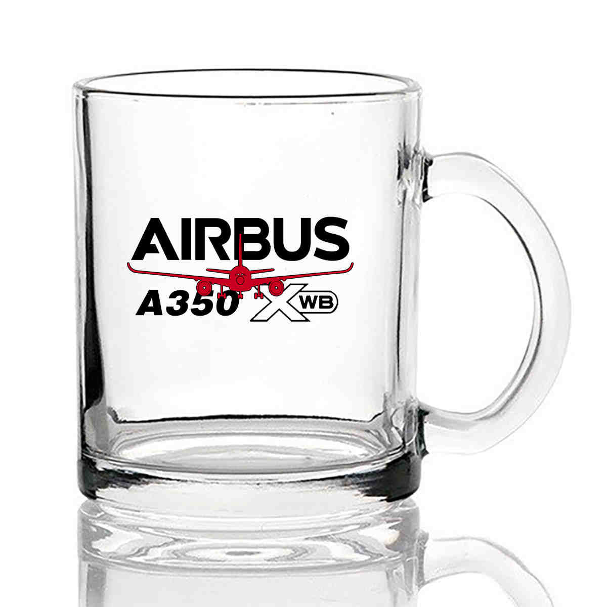 Amazing Airbus A350 XWB Designed Coffee & Tea Glasses