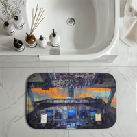 Thumbnail for Amazing Boeing 737 Cockpit Designed Bath Mats