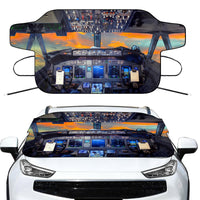 Thumbnail for Amazing Boeing 737 Cockpit Designed Car Windshield Snow Covers