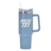 Thumbnail for Amazing Boeing 737 Designed 40oz Stainless Steel Car Mug With Holder
