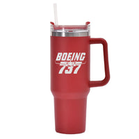 Thumbnail for Amazing Boeing 737 Designed 40oz Stainless Steel Car Mug With Holder