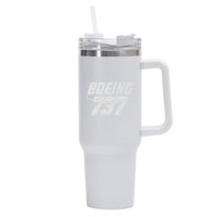 Thumbnail for Amazing Boeing 737 Designed 40oz Stainless Steel Car Mug With Holder