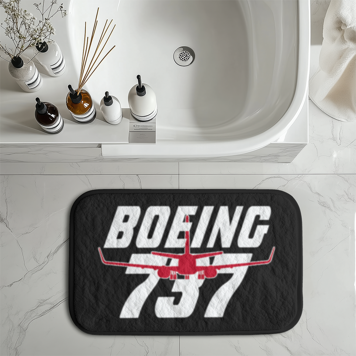 Amazing Boeing 737 Designed Bath Mats