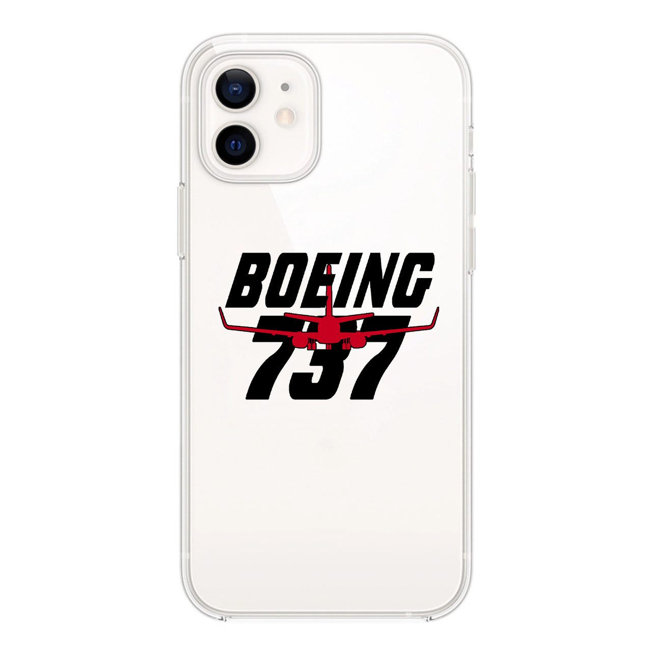 Amazing Boeing 737 Designed Transparent Silicone iPhone Cases