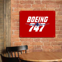 Thumbnail for Amazing Boeing 747 Printed Metal Sign