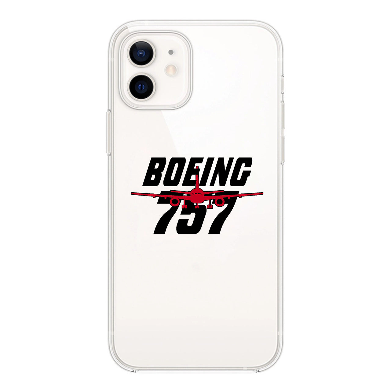 Amazing Boeing 757 Designed Transparent Silicone iPhone Cases