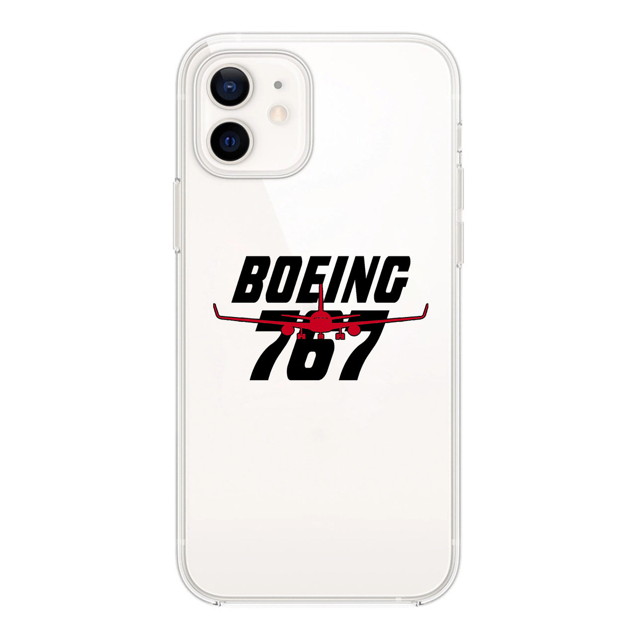 Amazing Boeing 767 Designed Transparent Silicone iPhone Cases