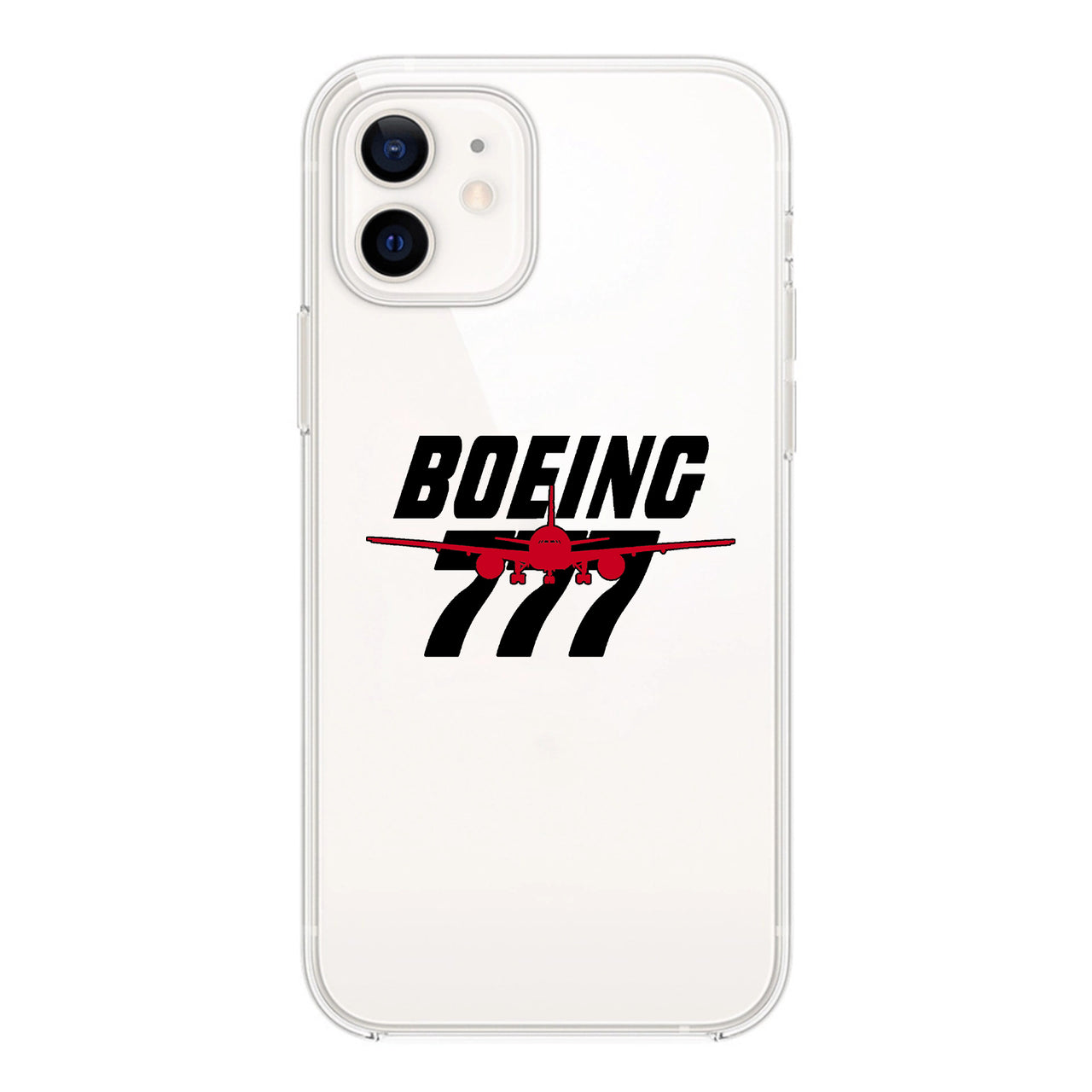Amazing Boeing 777 Designed Transparent Silicone iPhone Cases