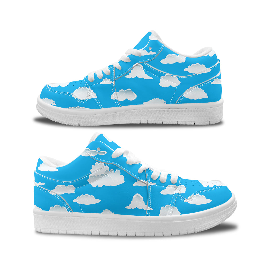Amazing Clouds Designed Fashion Low Top Sneakers & Shoes