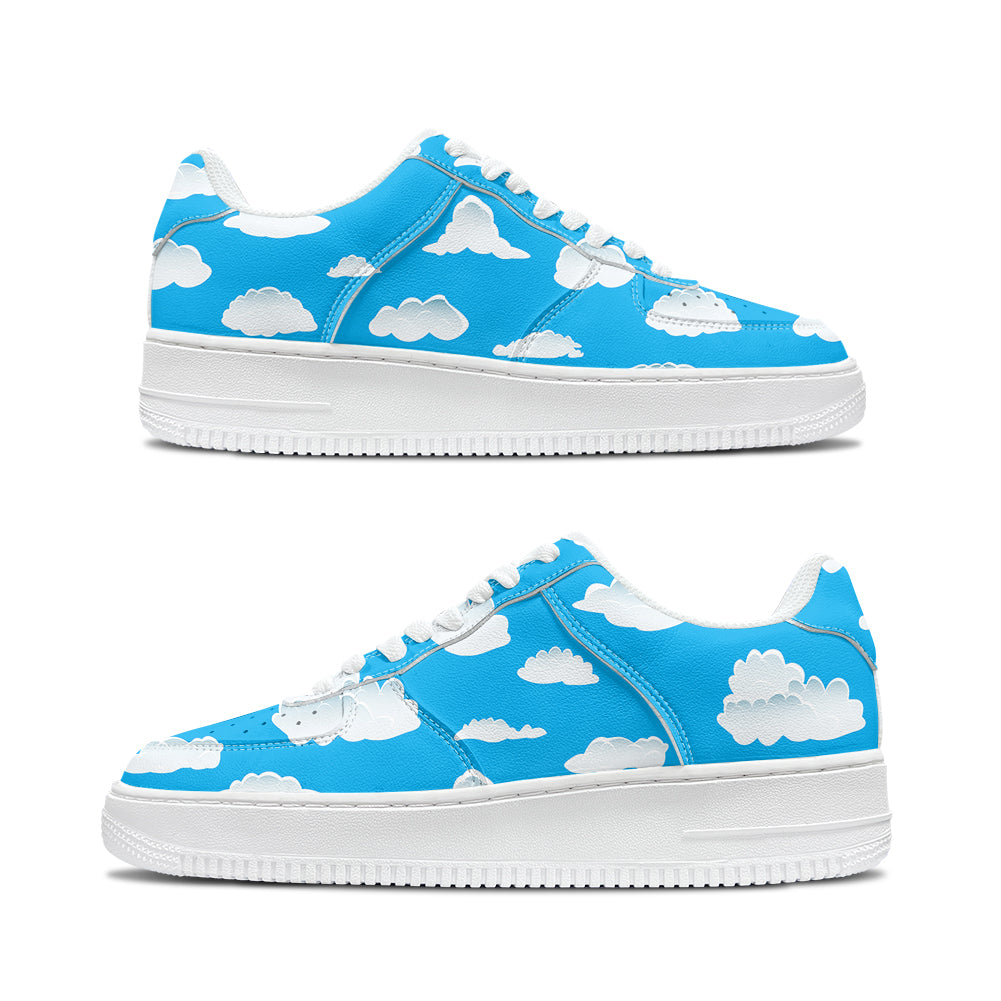 Amazing Clouds Designed Low Top Sport Sneakers & Shoes