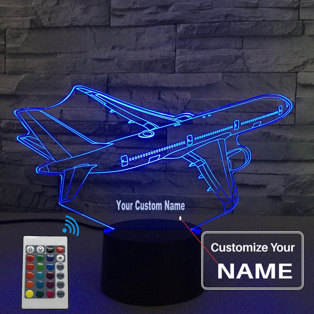 Amazing Cruising Aircraft Designed 3D Lamp