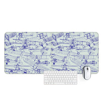 Thumbnail for Amazing Drawings of Old Aircrafts Designed Desk Mats