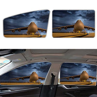 Thumbnail for Amazing Military Aircraft at Night Designed Car Sun Shade (Side window)