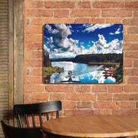 Thumbnail for Amazing Scenary & Sea Planes Printed Metal Sign