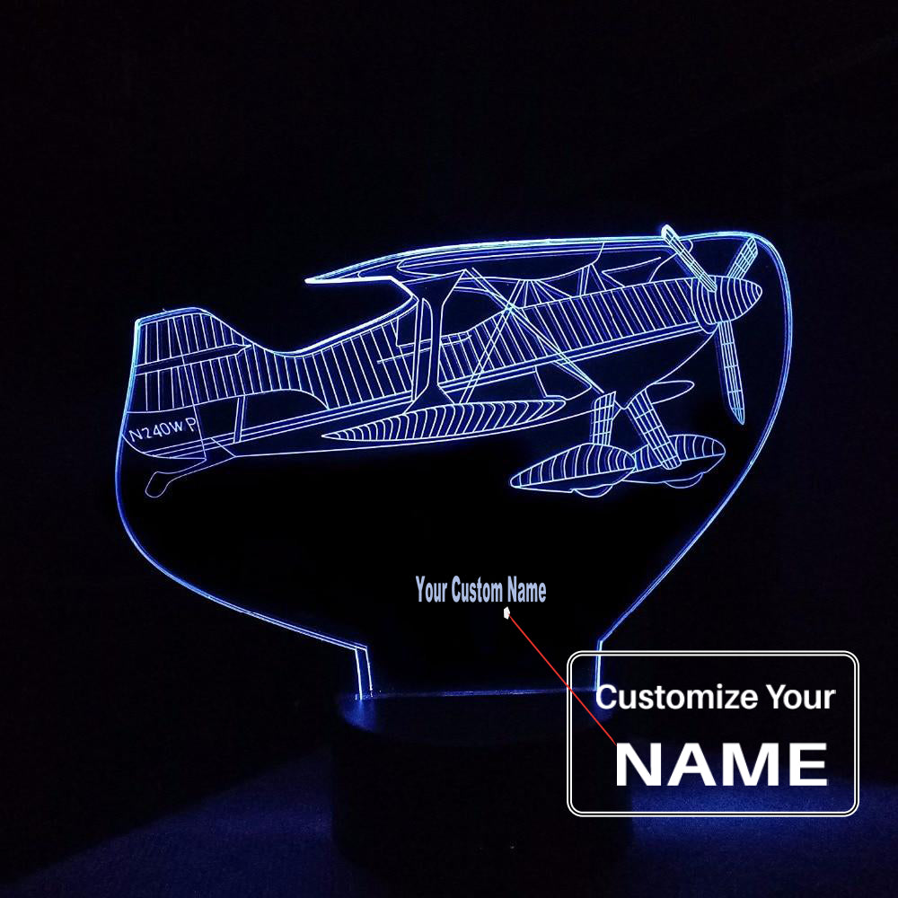 Amazing Show Aircraft Designed 3D Lamp