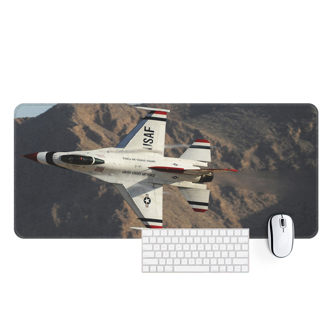 Amazing Show by Fighter Jet 16 Designed Desk Mats