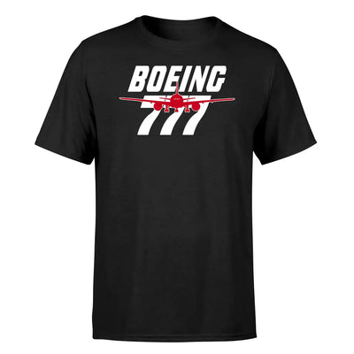 Amazing Boeing 777 design on black single side