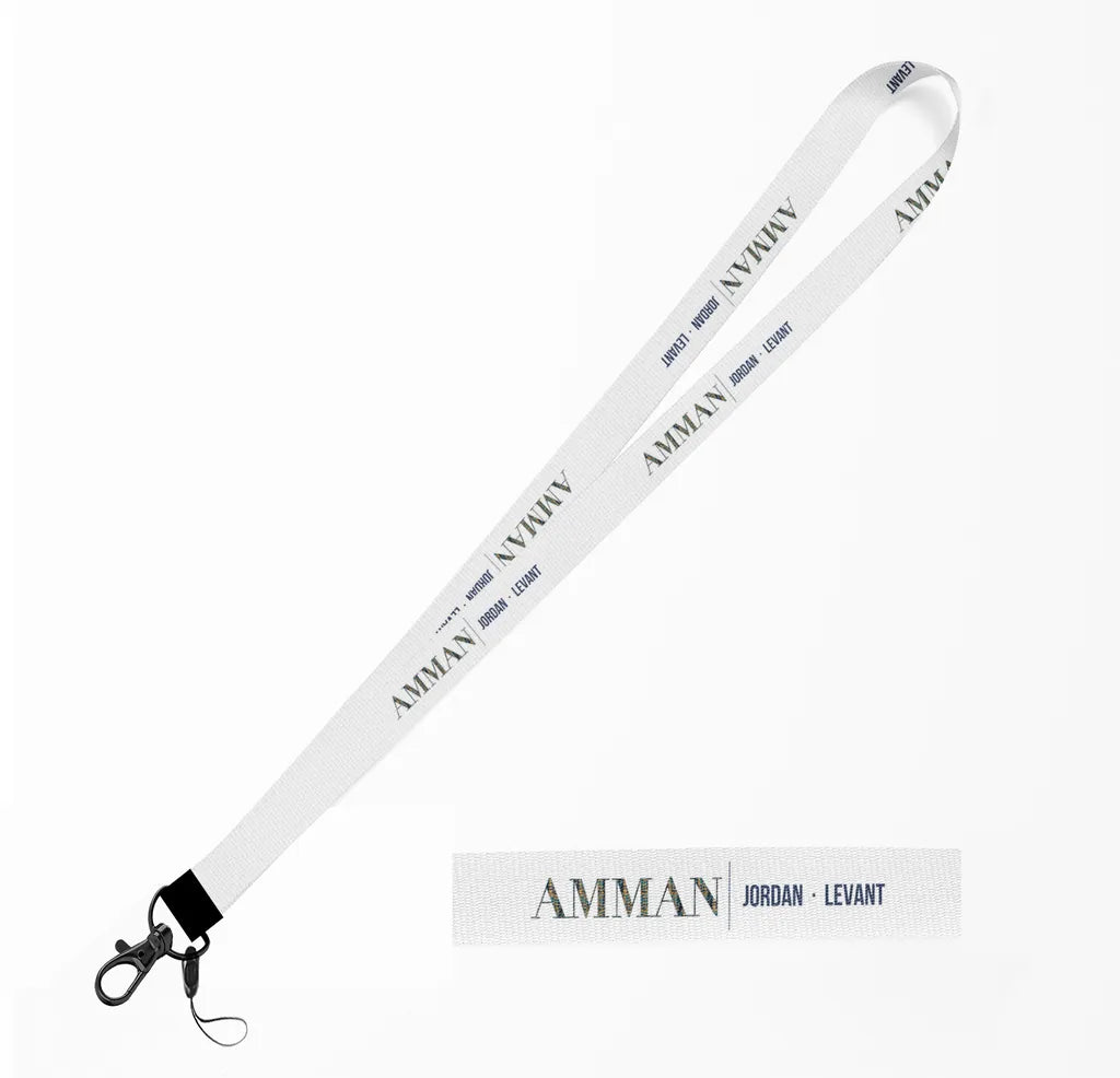 Amman City Series lanyard - white