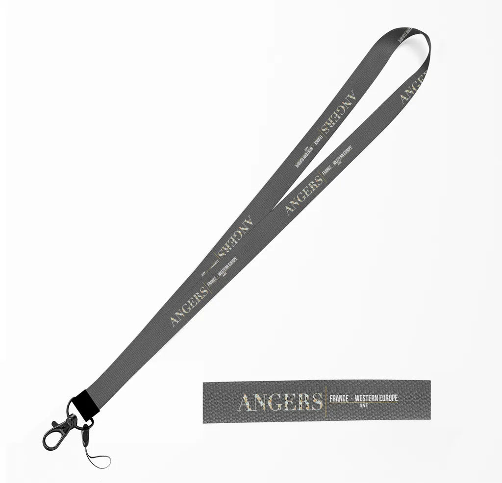 Angers City Series lanyard - gray