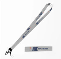 Thumbnail for Angers – Loire Airport (ANE) lanyard - light gray