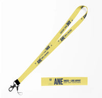 Thumbnail for Angers – Loire Airport (ANE) lanyard - yellow