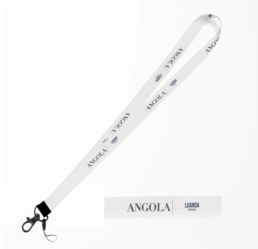 Angola Country Series lanyard - white