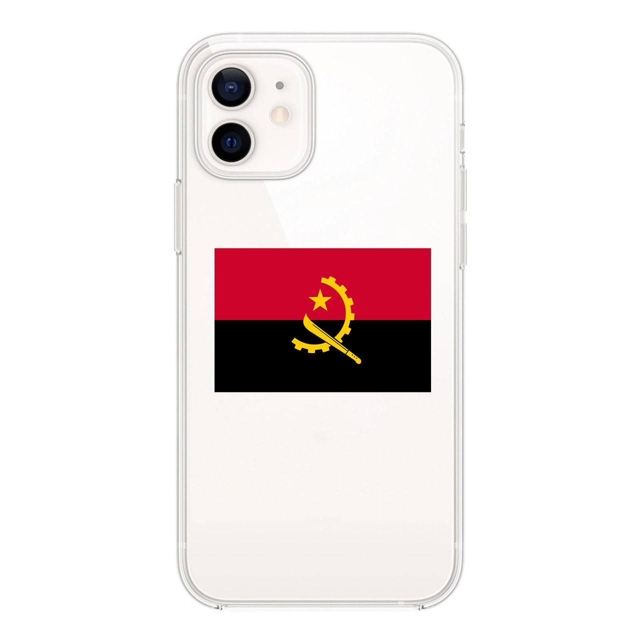 Angola Designed Transparent Silicone iPhone Cases