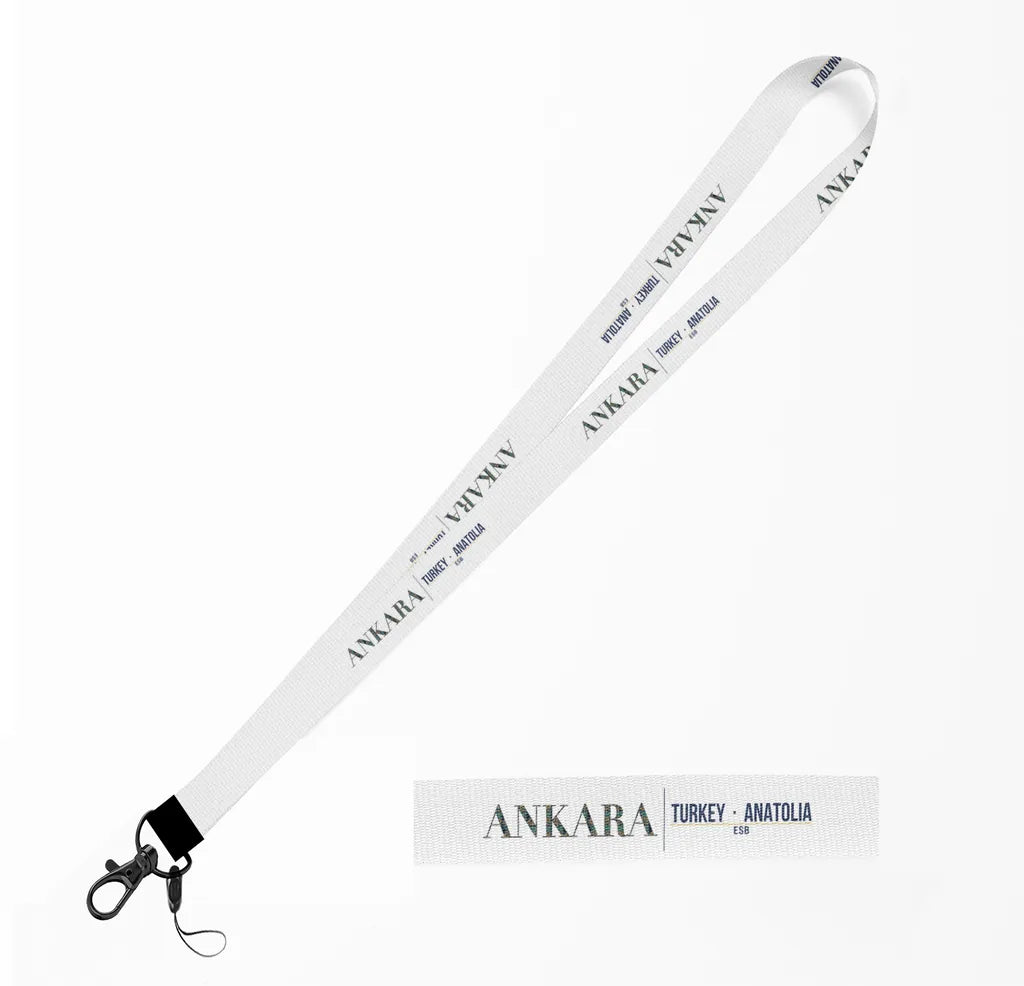 Ankara City Series lanyard - white