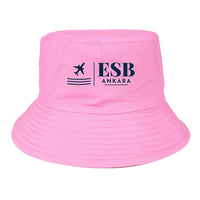 Thumbnail for Ankara Esenboga Airport (ESB) summer hat - light pink