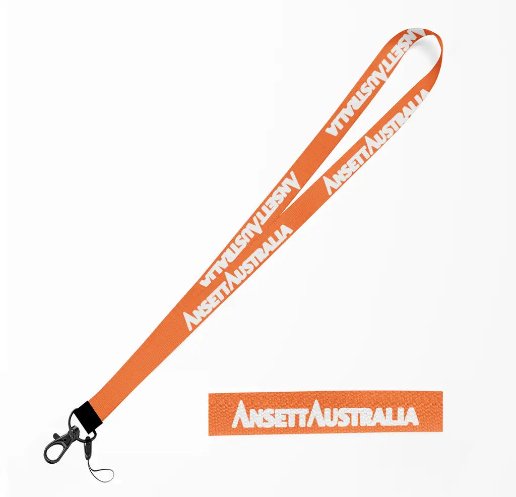 Ansett Australia lanyard - orange