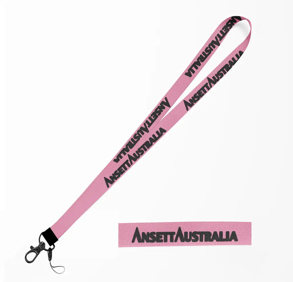 Ansett Australia lanyard - pink